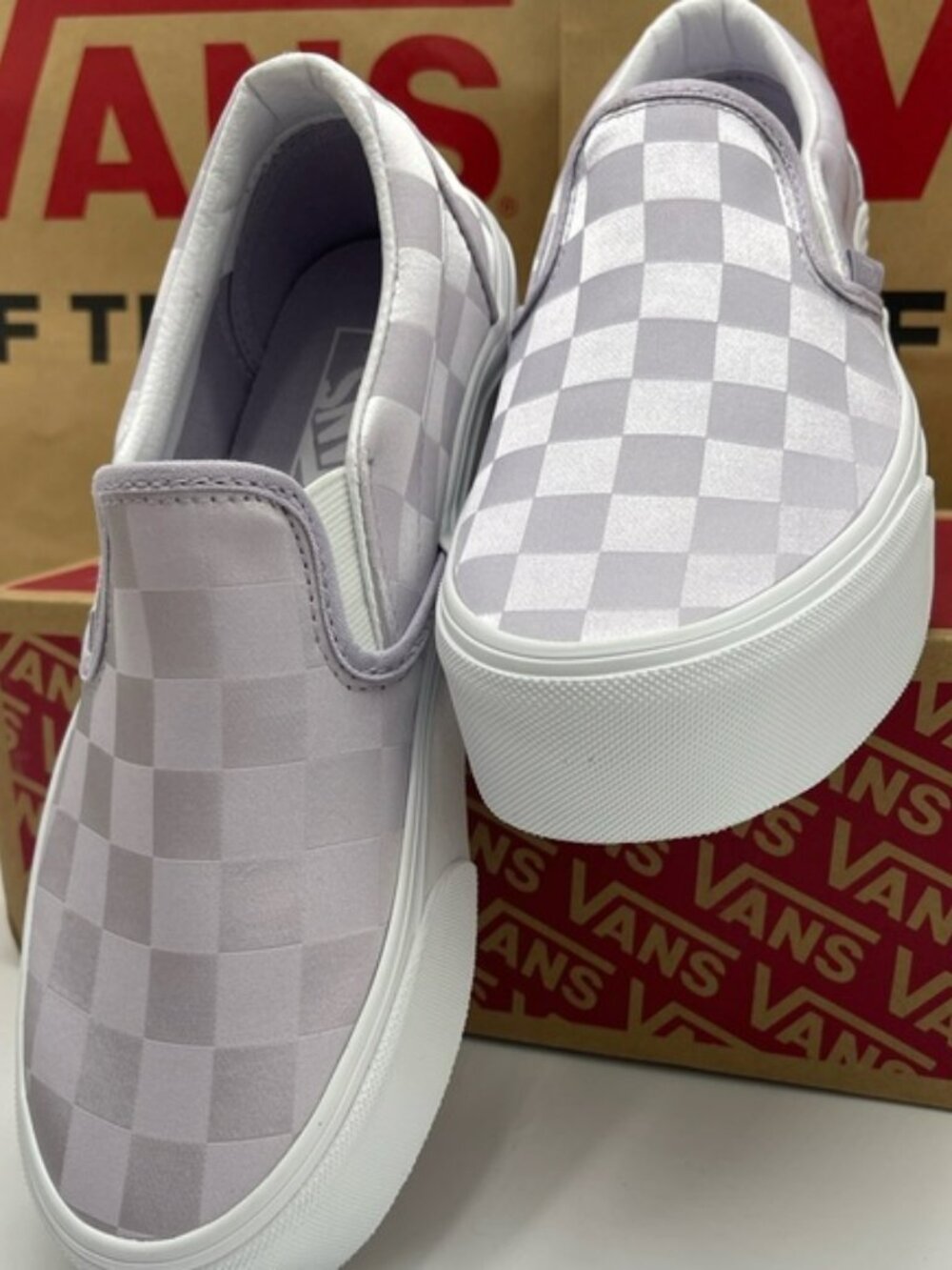 Vans Classic Slip-On Stackfoam. Brand New. Womens Size: 7.5 - 10.